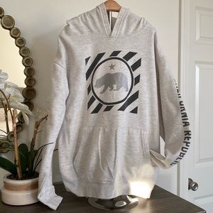 Gray hoodie for boys size large